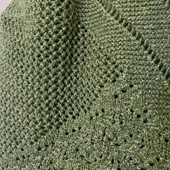 SOLDHouse of Harlow 1960 Two Piece Knit Crop Top and Midi Skirt Set NWT Size: L - Picture 5 of 6